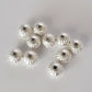 Genuine Sterling Silver Corrugated Saucer  Beads | SS-BeadSaucerCOR | 925 Jewellery Making Supplies