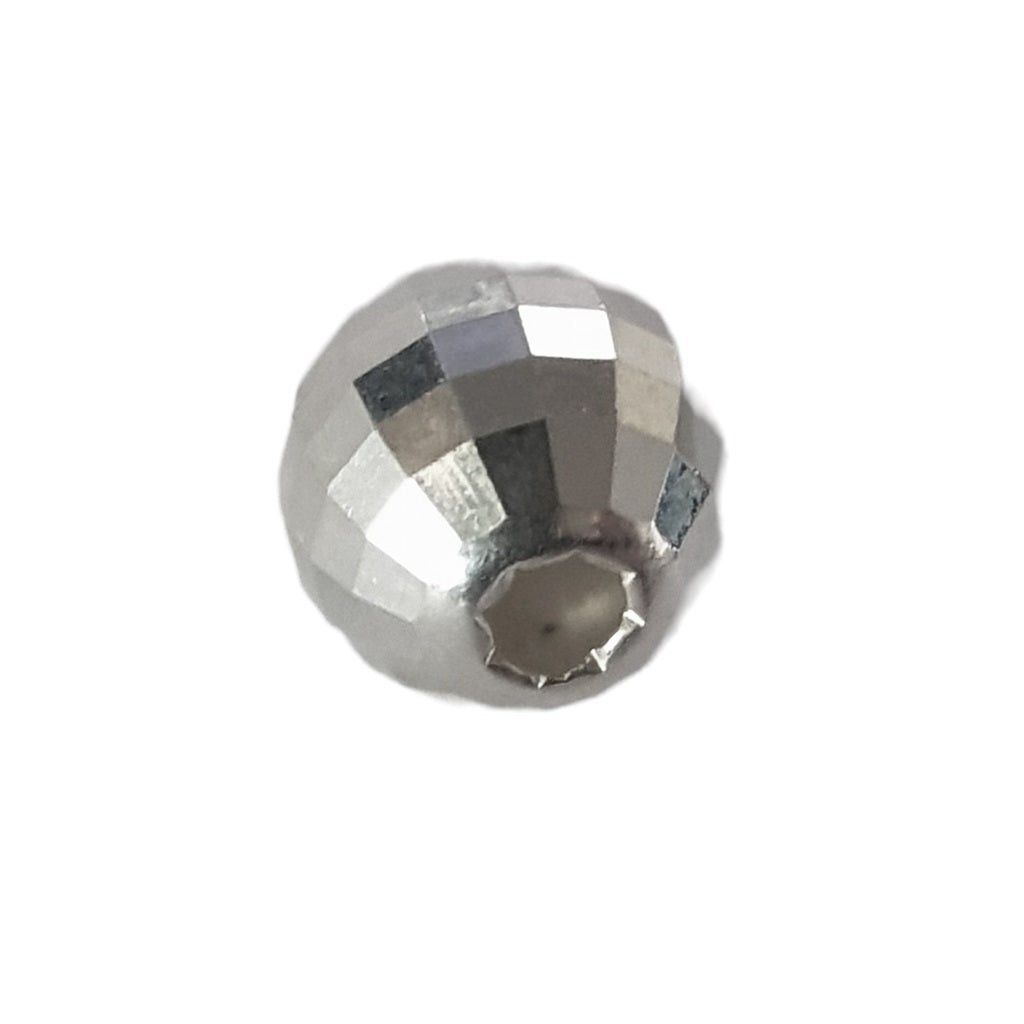 Sterling Silver Round Mirror Polished Beads | SS-BeadMirror | Jewellery Making Supplies