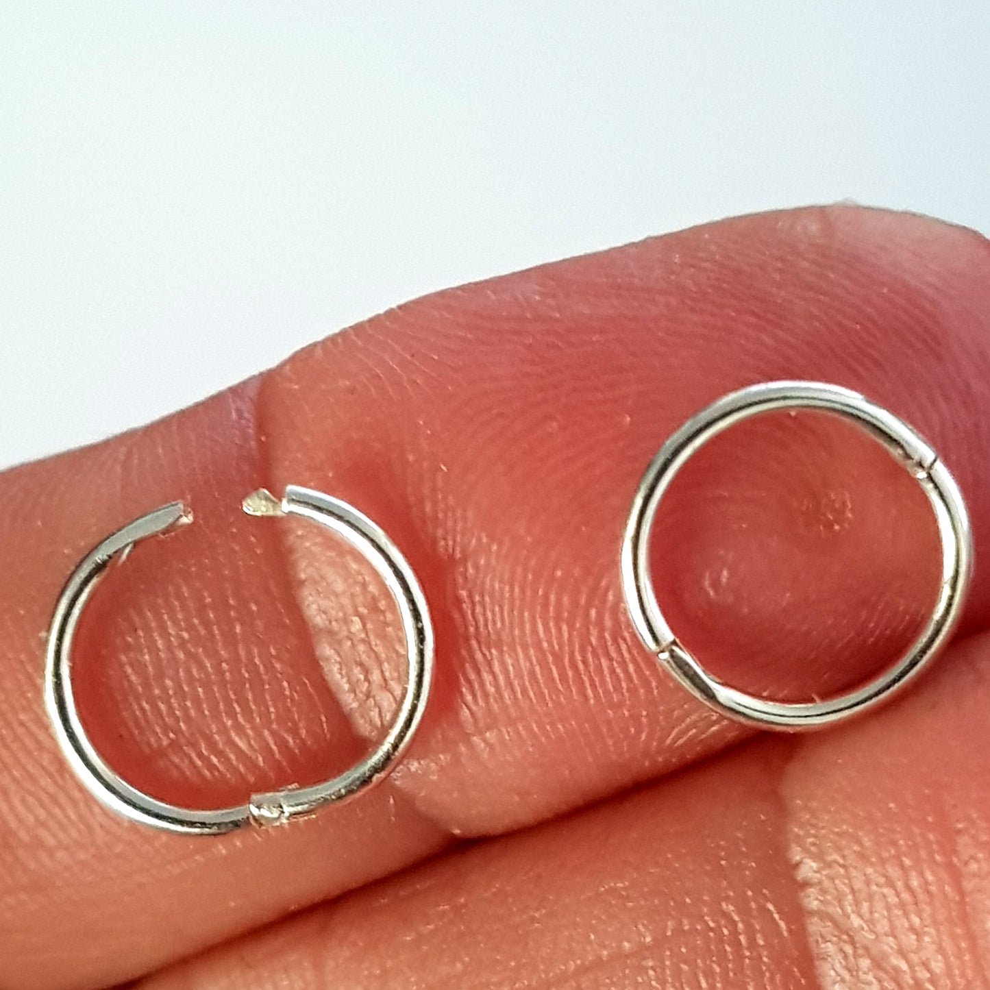Sterling Silver 10mm Sleepers – Classic Huggie Earrings