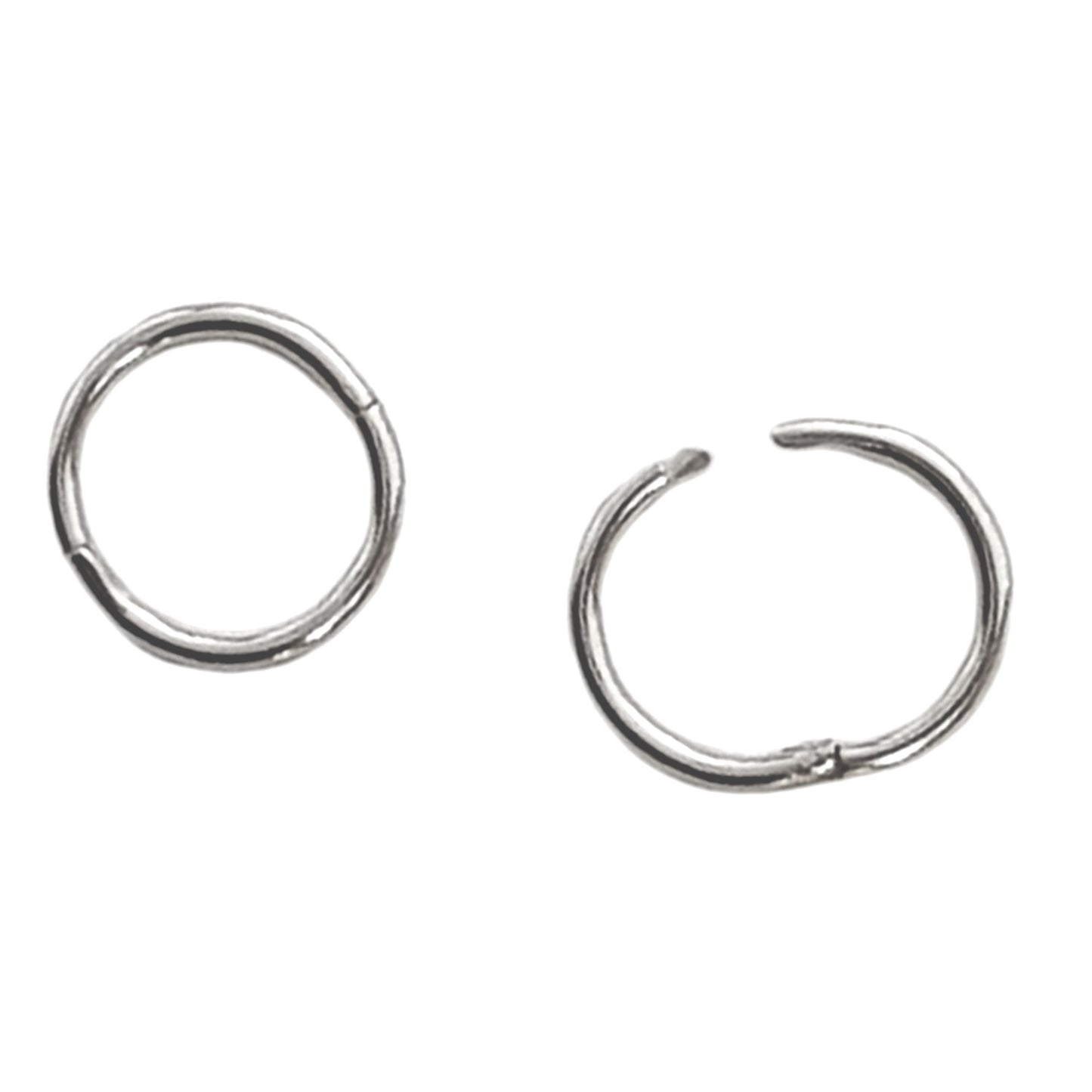 Sterling Silver 10mm Sleepers – Classic Huggie Earrings