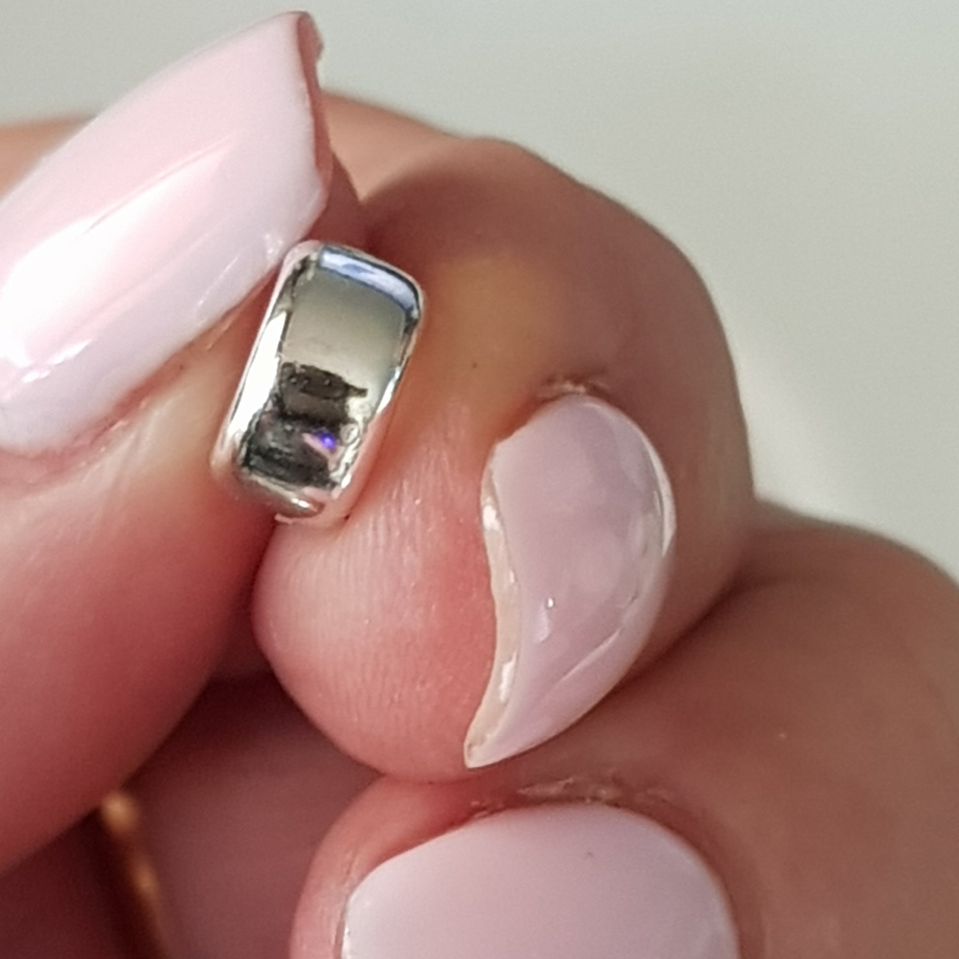 Sterling Silver Roundel Spacer Bead – Polished Finish