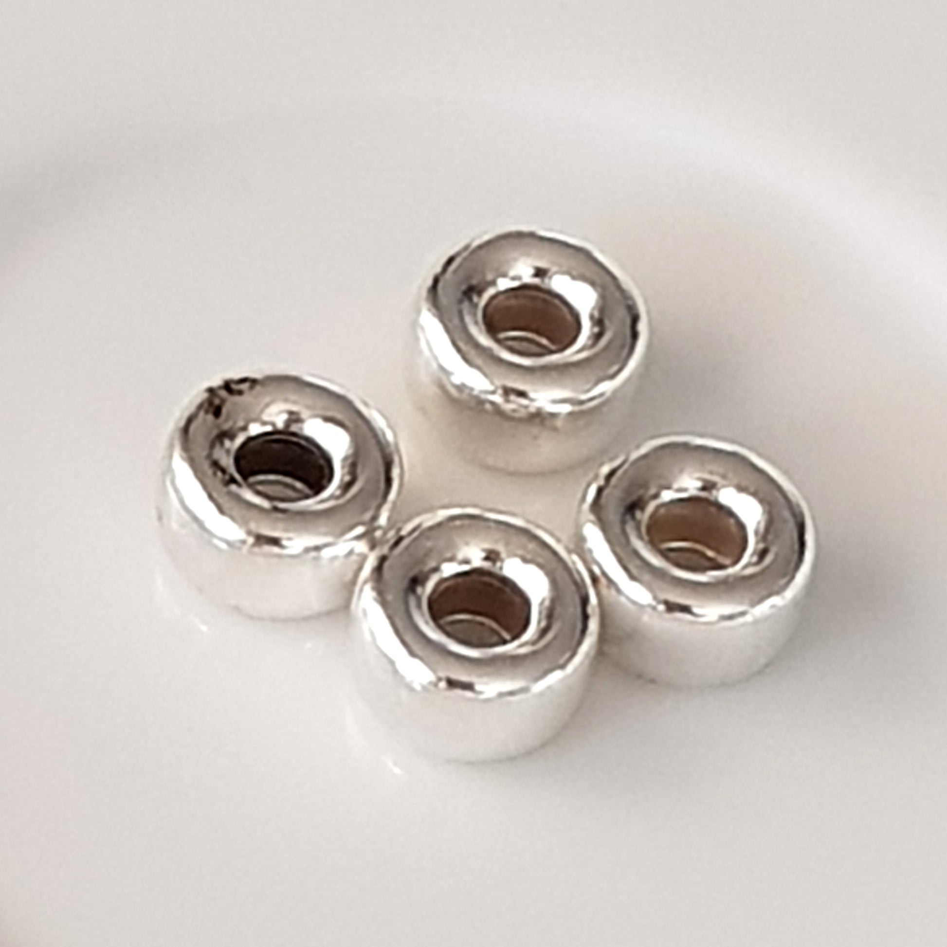 Artisan Jewelry Supplies – Silver Spacer Beads