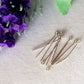 Eye Pins - Solid 0.5mm (24 gauge) Open Sterling Silver | SS-GF5/EP | Jewellery Making Supply