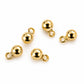 5 Ball Drops in gold filled Jewellery Making Findings.