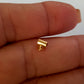 gold filled tube bail with pearl cup between fingers.