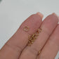Sterling Silver Gold Plated Closed Jump Rings 5mm x 0.8mm for jewellery making and jewellery repairs.