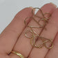 GOLD PLATED STAINLESS STEEL LARGE LOOP HOOKS for Resin, Polymer & Wood Earrings | GPSS-026EH | Earring Supply