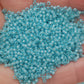 8/0 TR-2117 Milky Aqua Silver-Lined 10g/30g Round Toho Seed Beads - Beading Supply