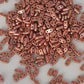 CzechMate Bar Beads – Copper Metallic Matte -6x2mm Two-Hole Czech Glass Beads - CZMBar-K0177