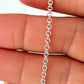 Chains - Rolo Chain Genuine Sterling Silver Unfinished | Jewellery Making Supply