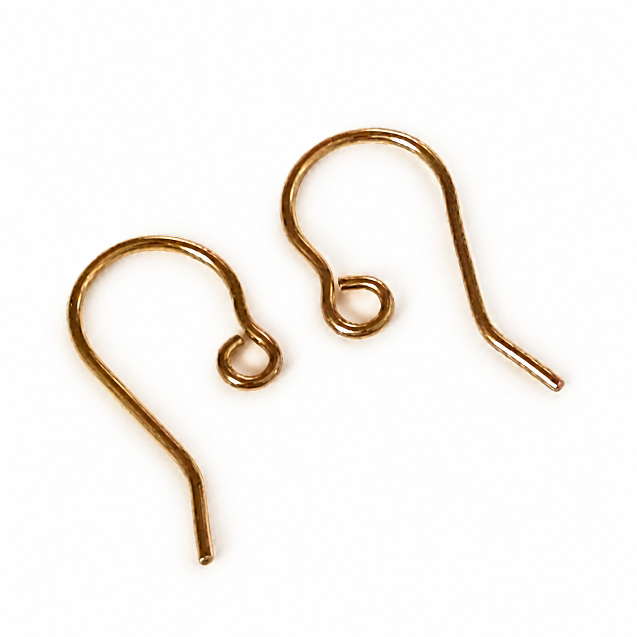 GOLD PLATED STAINLESS STEEL EAR HOOKS | GPSS-023EH | Jewellery Making Supply