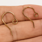 GOLD PLATED STAINLESS STEEL EAR HOOKS | GPSS-023EH | Jewellery Making Supply