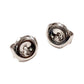 Sterling Silver Earring Backs on white background