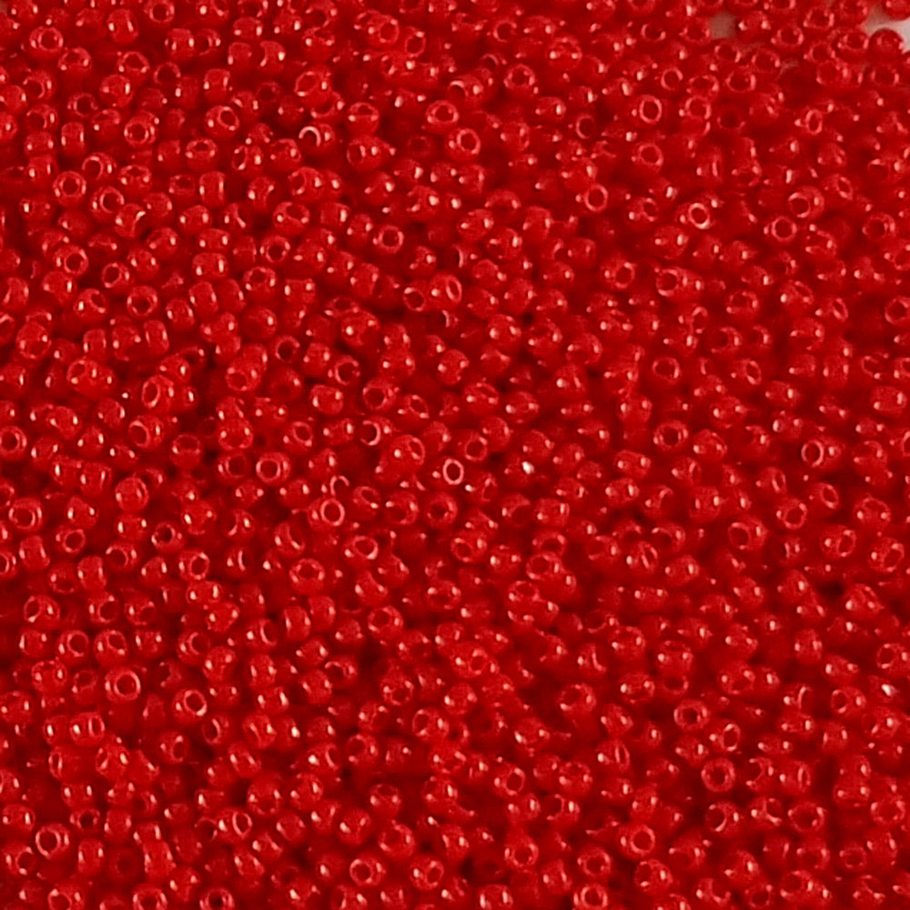 close up red beads