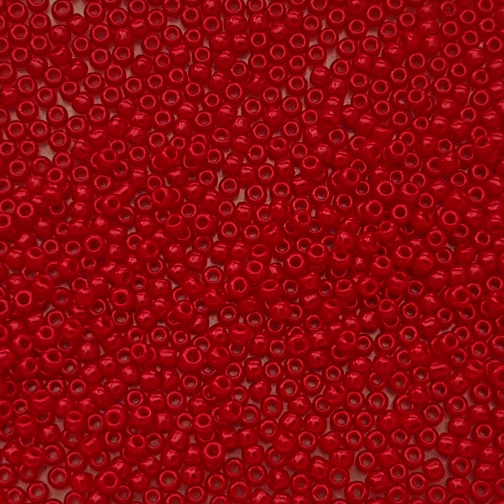 close up red beads