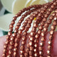Fire Polished - Hazel Saturated Metallic 3mm Round 50 Bead Strand  |  FP-03-07B05 | Beading Supply