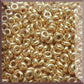 Demi 8/0 - TN-PF557 Starlight Gold Galvanized Permanent Finish 5g Seed Beads - Beading Supply