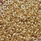 Demi 8/0 - TN-PF557 Starlight Gold Galvanized Permanent Finish 5g Seed Beads - Beading Supply