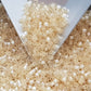 Aiko 11/0 TA-1550 Amaretto Crème  Rainbow Fibre-Optic Iridescent Precision-Cut Cylinder Toho Seed Beads | Beading Supply