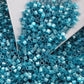Aiko 11/0 TA-1573 Marine Blue Rainbow Fibre-Optic Iridescent Precision-Cut Cylinder Toho Seed Beads | Beading Supply