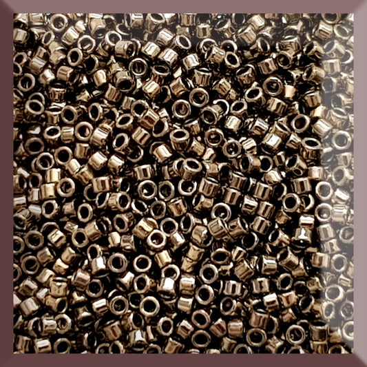 Aiko 11/0 TA-223 Antique Bronze Precision-Cut Cylinder Toho Seed Beads | Beading Supply