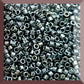Aiko 11/0 TA-512 Green Silver Galvanized Precision-Cut Cylinder Toho Seed Beads | Beading Supply