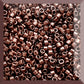 Aiko 11/0 TA-522 Rosy Brown Galvanized Precision-Cut Cylinder Toho Seed Beads | Beading Supply