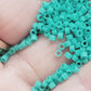 Aiko 11/0 TA-55F Turquoise Frosted Opaque Precision-Cut Cylinder Toho Seed Beads | Beading Supply