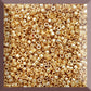 Aiko 11/0 TA-PF557 Starlight Gold Galvanized PermaFinish Precision-Cut Cylinder Toho Seed Beads | Beading Supply