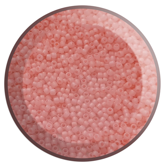 11/0 TR-145F Pink Innocent Frosted Ceylon 10g/30g Round Toho Seed Beads | Beading Supply