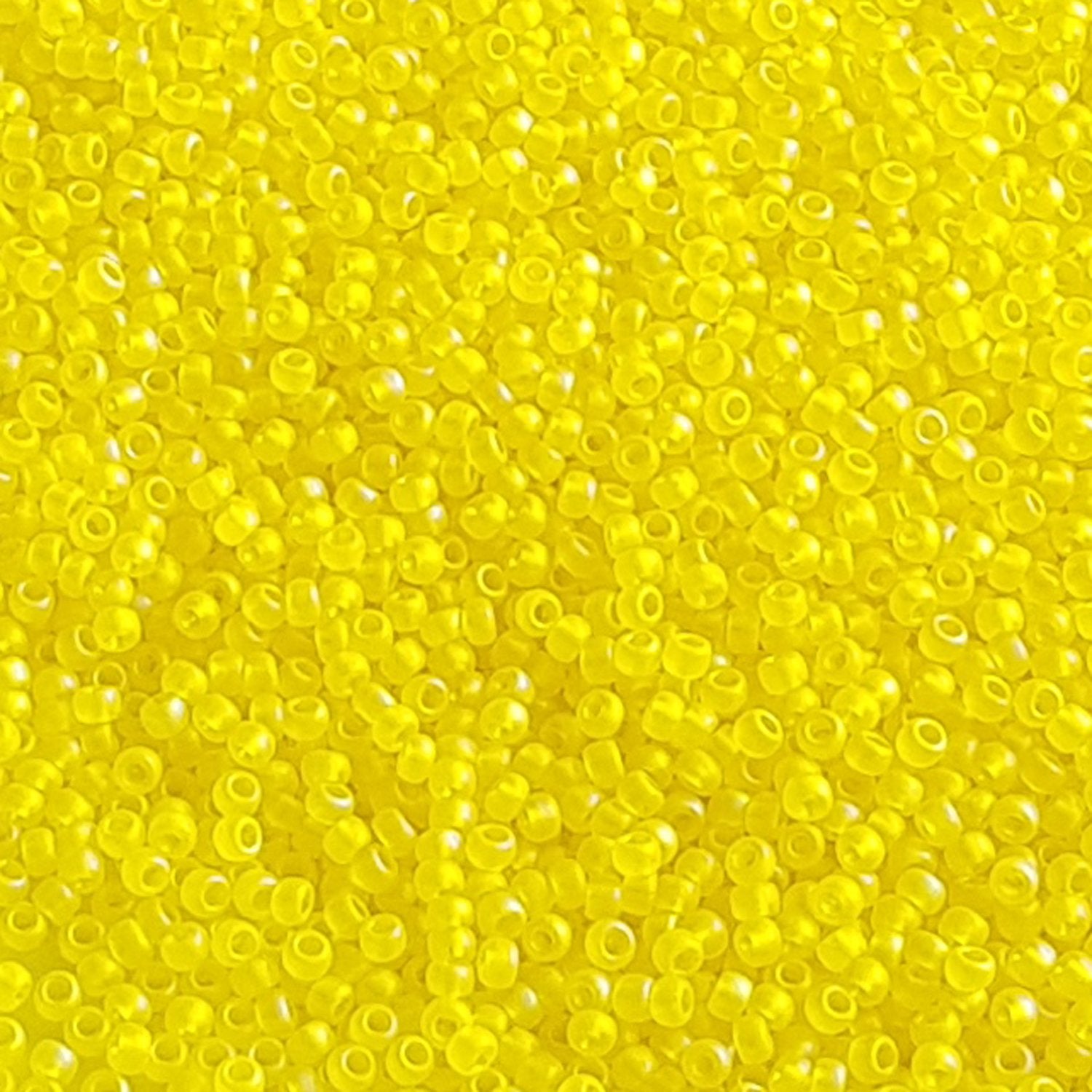 11/0 TR-175F Lemon Rainbow Matte Round Toho Seed Beads - Beading Supp;ly - Kalitheo Jewellery