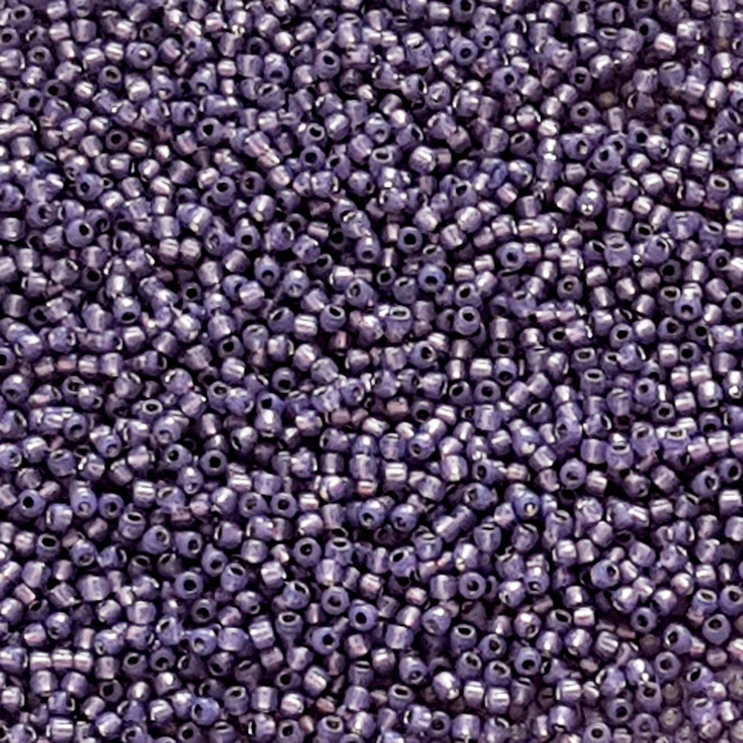 11/0 TR-2124 Milky Lavender Silver Lined Round Toho Seed Beads - Beading Supply - Kalitheo Jewellery
