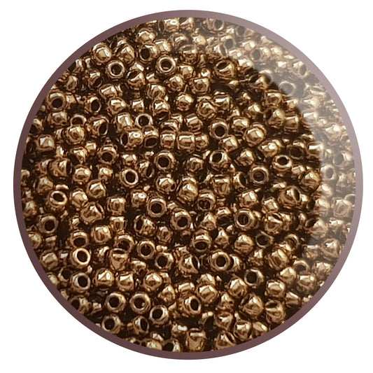 11/0 TR-221 Bronze Opaque 10g/30g Round Toho Seed Beads - Beading Supply