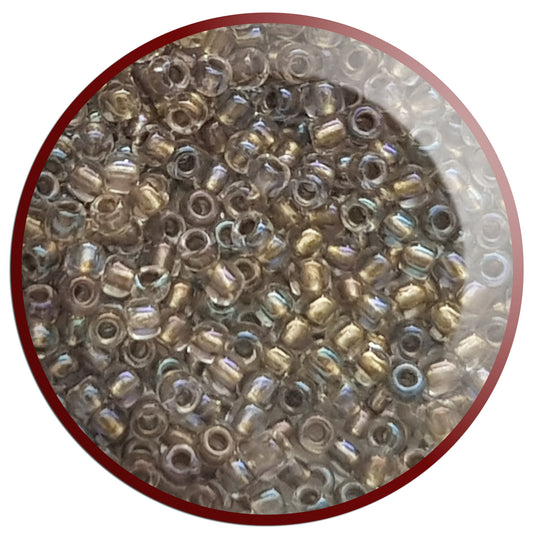 11/0 TR-262 Crystal Inside Colour Gold-Lined Round 10g/30g Round Toho Seed Beads - Beading Supply