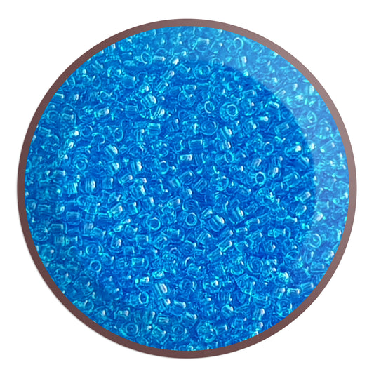 11/0 TR-3B Dark Aquamarine Transparent 10g/30g Round Toho Seed Beads | Beading Supply