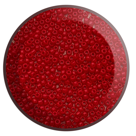 11/0 #45 Pepper Red Opaque Toho Seed Beads | Beading Supply | Kalitheo Sydney
