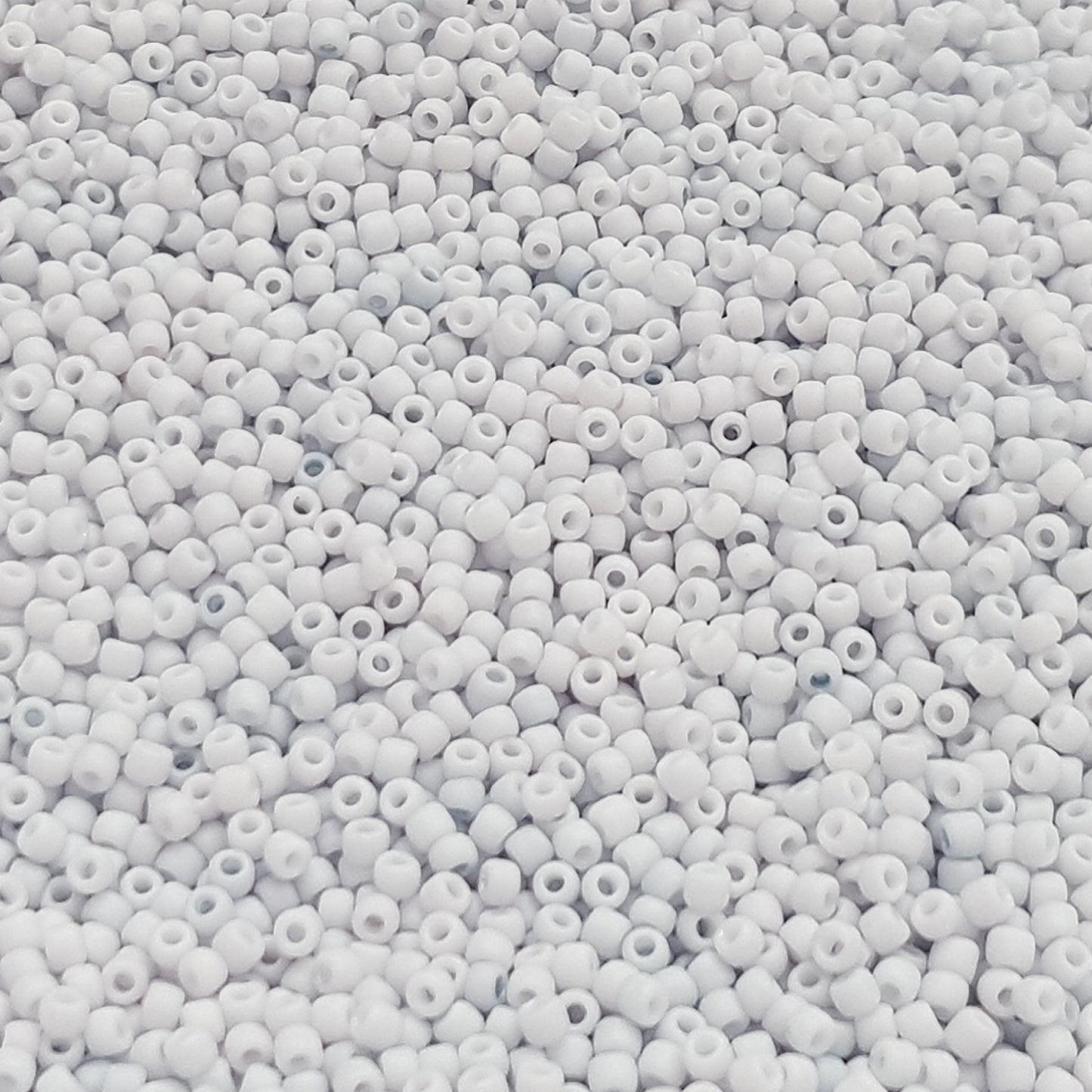 11/0 TR-767 Lt Grey Frosted Opaque Pastel 10g/30g Round Toho Seed Beads - Beading Supply