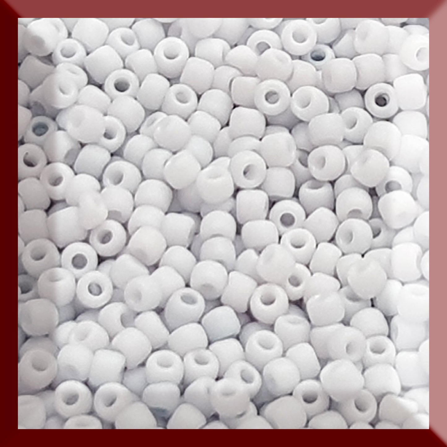 11/0 TR-767 Lt Grey Frosted Opaque Pastel 10g/30g Round Toho Seed Beads - Beading Supply