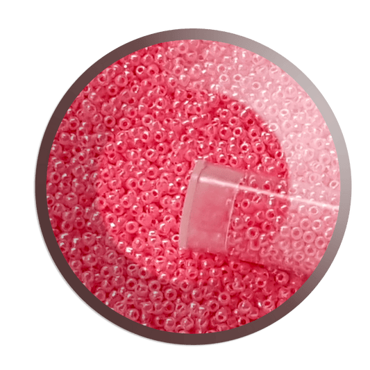 11/0 TR-910 Hot Pink Ceylon Round Toho Seed Beads - Beading Supply - Kalitheo Jewellery