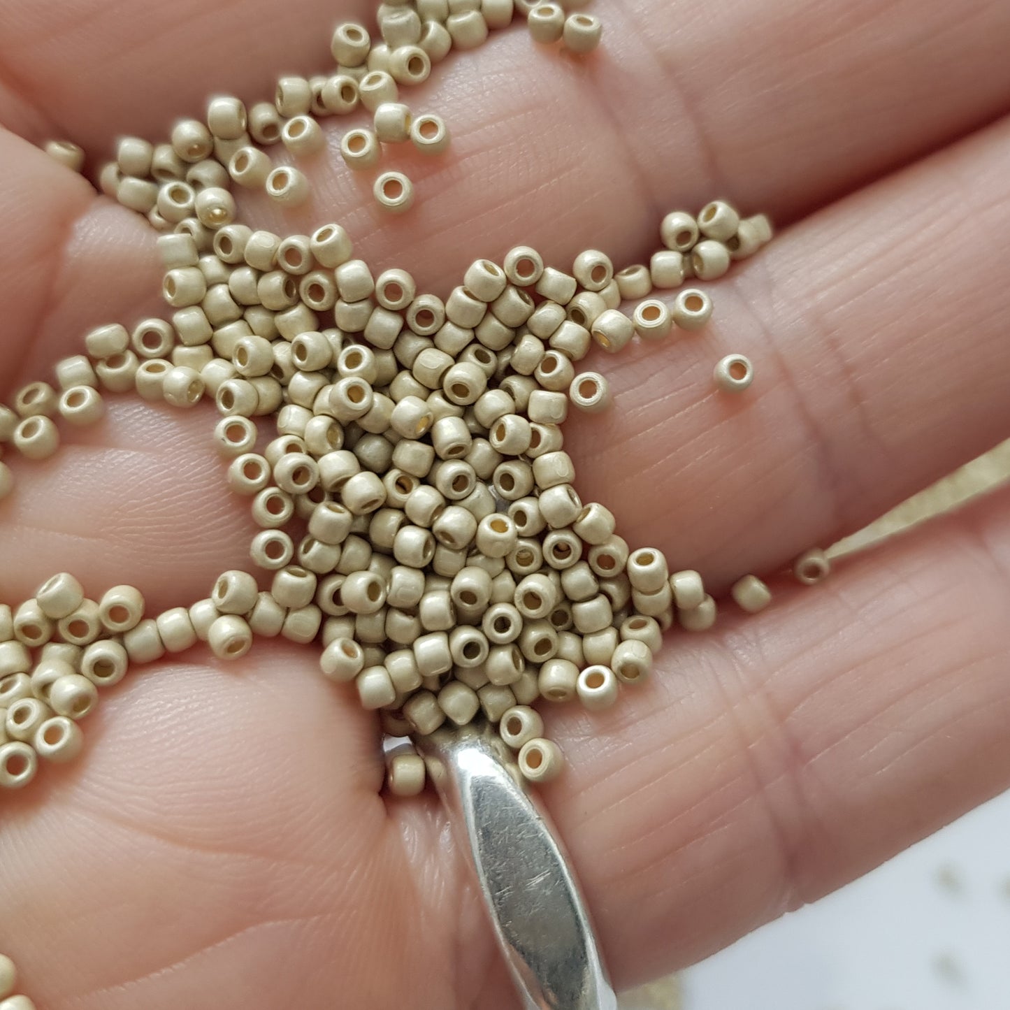 11/0 TR-PF558F Aluminium Galvanized Matte Permanent Finish 10g/30g Round Toho Seed Beads | Beading Supply
