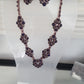 Evening Wonder - Purple Agate Gemstone Beaded Necklace | KJ-330N Handmade Necklace - Kalitheo Jewellery