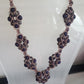 Evening Wonder - Purple Agate Gemstone Beaded Necklace | KJ-330N Handmade Necklace - Kalitheo Jewellery