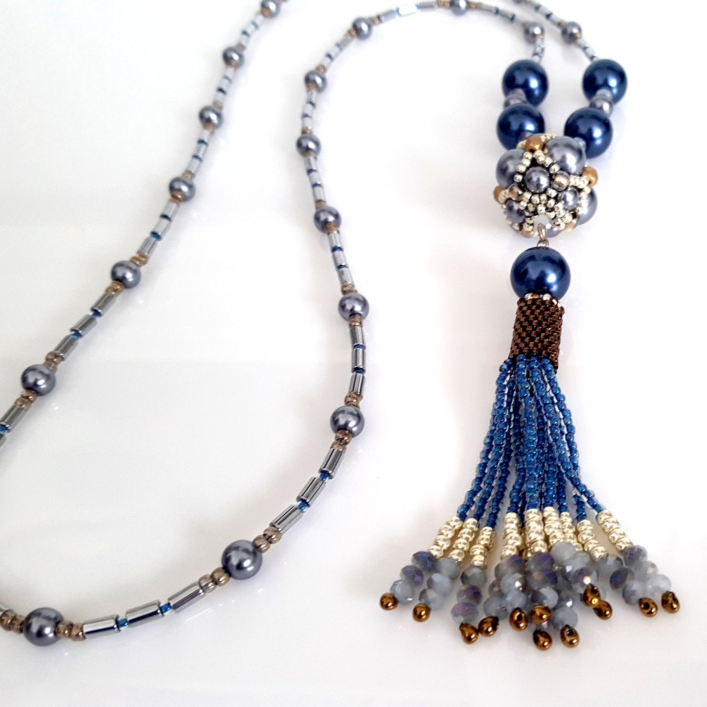 Artisan Blue Necklace The Enchanted Ball | Kalitheo