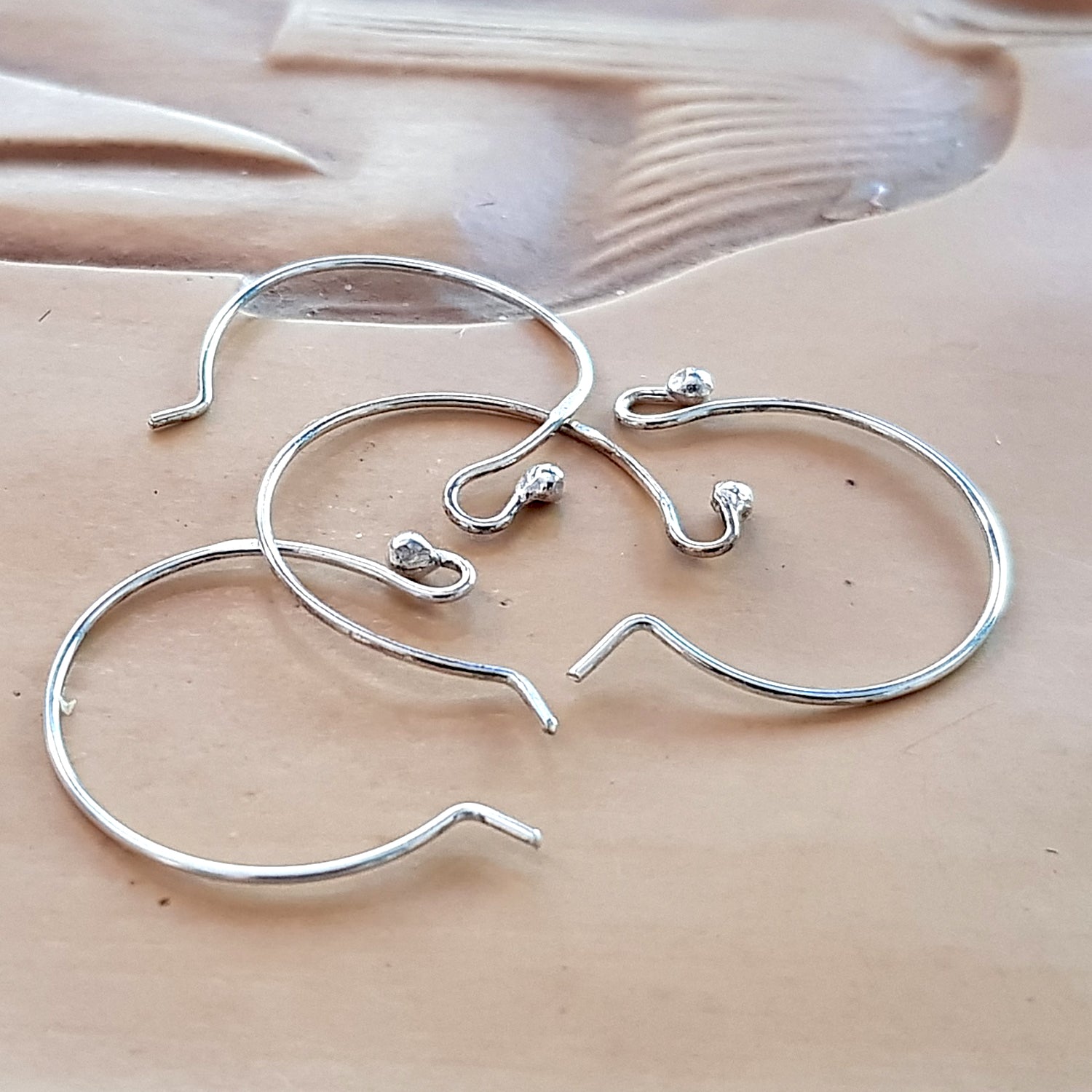 Euro Style Circle Earring Hooks BULk 20pcs Silver 925 | SS-012EH-10 | Jewellery Making Supply - Kalitheo Jewellery