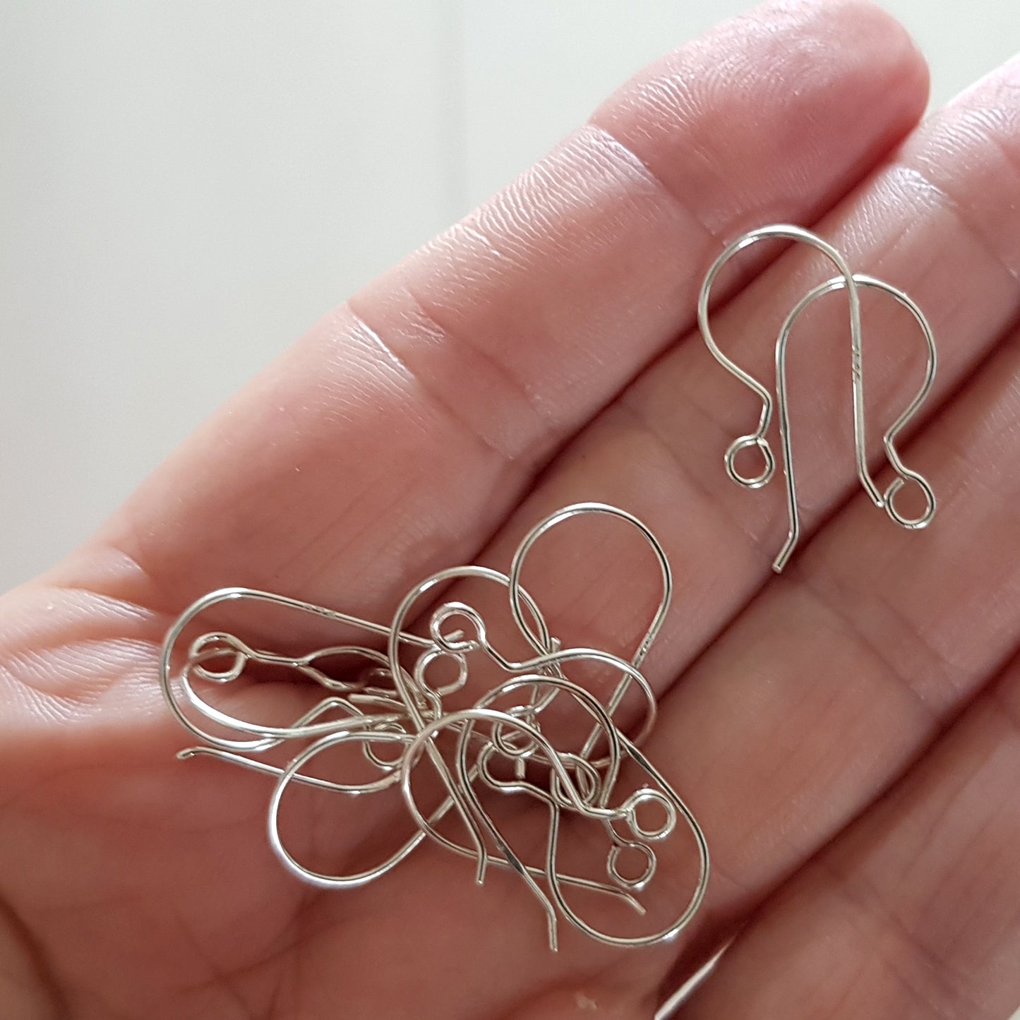 Shepherds Hook Handmade Earring Wires Silver 925 | SS-001EH | Jewellery Supply - Kalitheo Jewellery