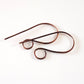 Ear Wires, Oxidised Copper Large Shepherds Hooks - Jewellery Making Supply (F-C008/EH ) - Kalitheo Jewellery