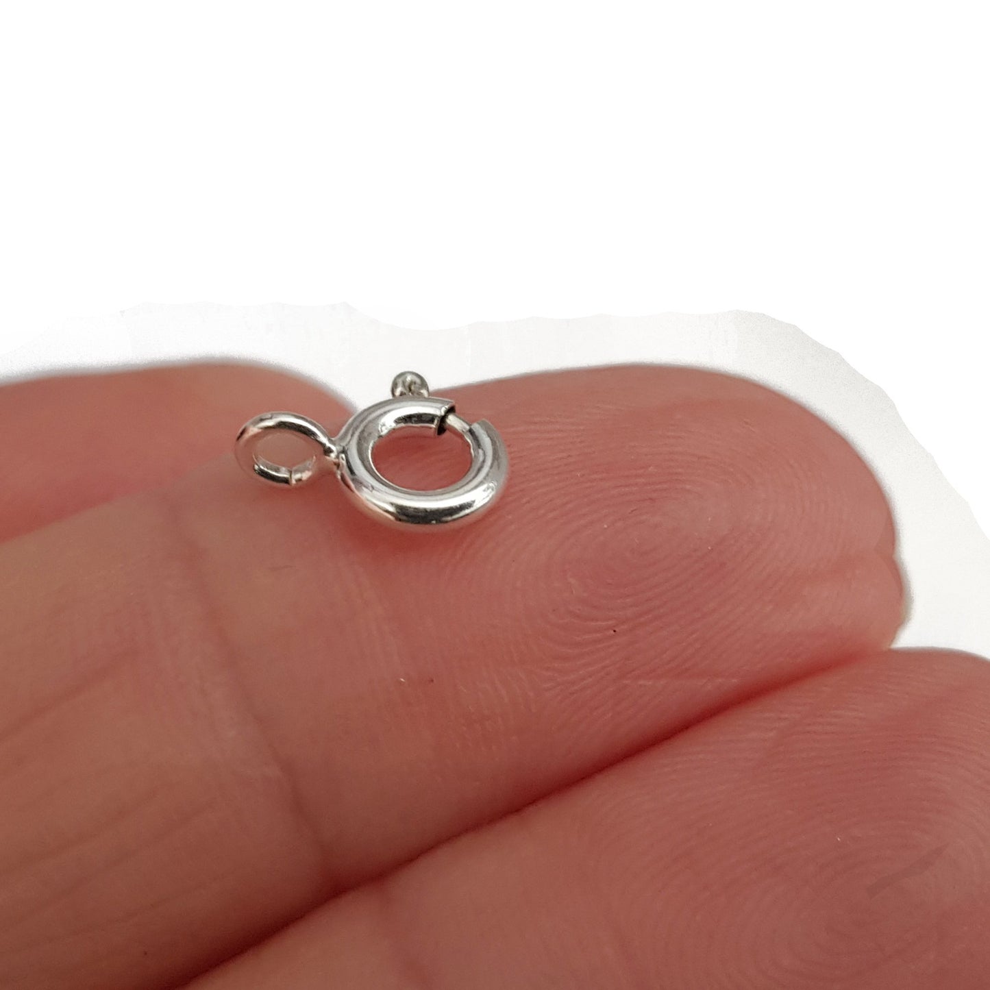 Bolt Ring Clasp 7mm Sterling Silver 3pcs | SS-022BR7 | Jewellery Supply - Kalitheo Jewellery