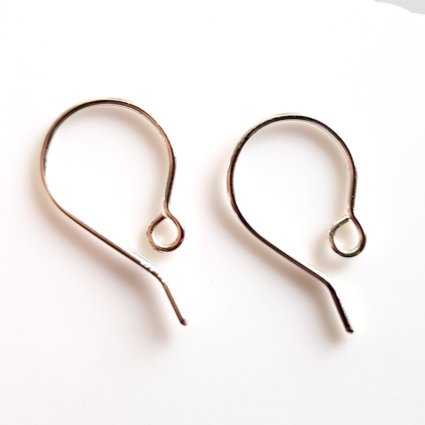Quality Solid Silver 925 Handmade Earring Hooks | SS-023EH | Jewellery Supply - Kalitheo Jewellery