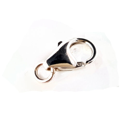 Sterling Silver 14.5mm Lobster Claw Clasp | Kalitheo Findings