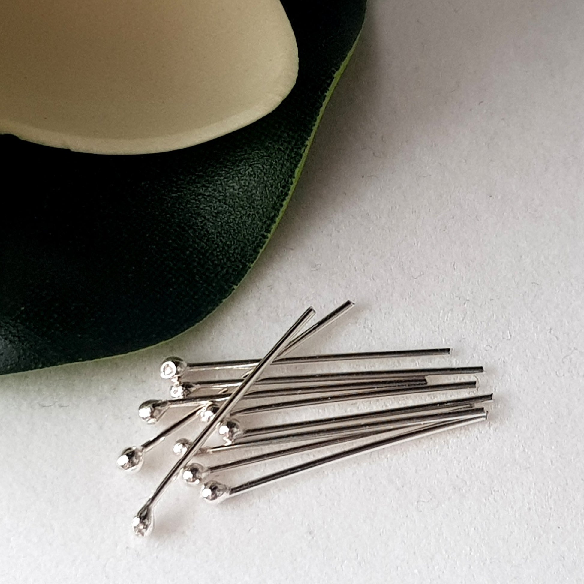 Kalitheo Findings - 20 mm Handmade Silver 925 Headpins